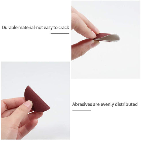 SPEEDWOX 100pcs Hook and Loop Sanding Discs, 2 inch 600 Grit Sandpaper for Woodworking Rotary Tools