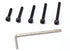 iexcell 50 Pcs M4 x 20/25/30/35/40 Alloy Steel 12.9 Grade Hex Socket Head Cap Screws Bolts Assortment Kit