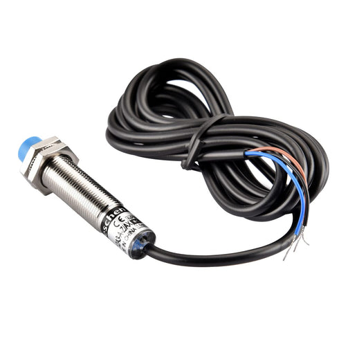 M12 Capacitive Proximity Sensor Switch Non-Shield Type LJC12A3-A-Z/AX Detector 1-5mm 10-30VDC 200mA NPN Normally Closed(NC) 3 Wires