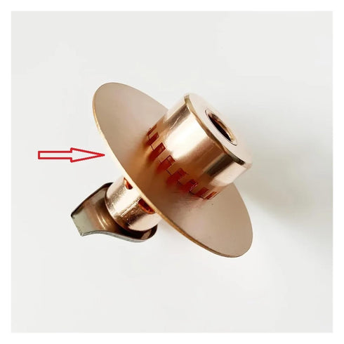 Boartechs 3" Copper Bubble Plate Copper Overflow Cap Sanitary Red Copper Bubble Perforated Plate.Home Distillation