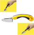 Yellow Heavy Duty Staple Remover Tool, Upholstery and Construction Staple Puller for All Kinds of Staples