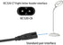 Strhowill 2m C14 C7 (Figure-8) 10A 250V, (2M C14 C7 Short AC Power Cord, Plug to Socket, Compatible with Laptop
