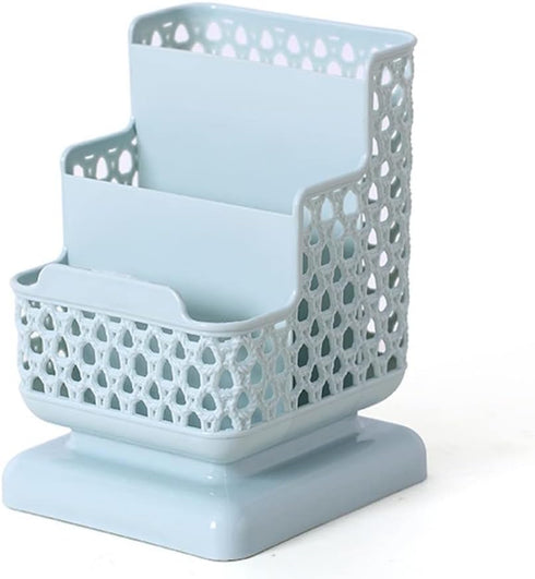QDKVTNDJZ Pen Holder,1Pcs Office Organizer Desktop Storage Box Pencil Brush Pot Makeup Container