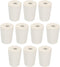 MECCANIXITY Rubber Tapered Plug 15mm to 20mm with 8mm Hole Test Tubes Bungs Stopper White, 10 Pieces