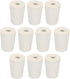 MECCANIXITY Rubber Tapered Plug 15mm to 20mm with 8mm Hole Test Tubes Bungs Stopper White, 10 Pieces
