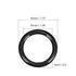 Othmro 10pcs Nitrile Rubber O-Rings, 5mm Wire Dia 45mm OD Metric Sealing Nitrile NBR Rubber Washers for Oil or Air Sealing, Professional Plumbing, Car Repair, Air or Gas Connections Black