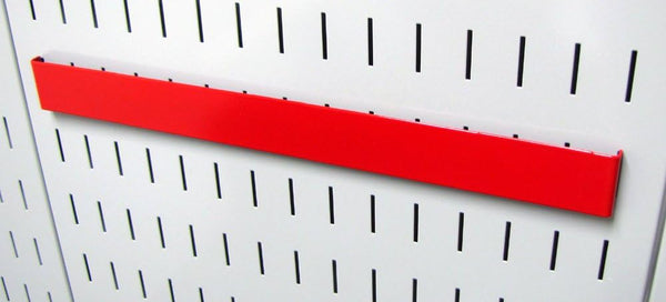 Wall Control 14in Accessory Hanger Tool Holder Bracket - Red Pegboard Accessory