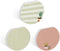 Plant Theme Sticky Note Pad Assortment, Set of 3 Round Flat Top Plant Lady Note Pads, 50 Sheets Per Pad