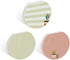 Plant Theme Sticky Note Pad Assortment, Set of 3 Round Flat Top Plant Lady Note Pads, 50 Sheets Per Pad