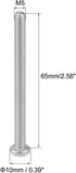 uxcell M5x65mm Machine Screws, Phillips Cross Pan Head Screw, 304 Stainless Steel Fasteners, 10Pcs
