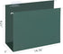 HERKKA Extra Capacity Hanging File Folders, 30 Pack Reinforced Legal Size with 3 Inch Expansion, Green