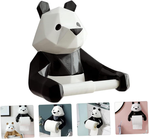 Panda Design Compact Paper Holder Stand for Towel and Tissue
