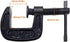 Zeromall 1-Inch Set, 0.8-Inch Building(8Pcs) C-Clamp Heavy-Duty Cast Iron C-Clamps with Throat for Woodworking