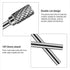 Carbide Burr Set: 10Pcs Rotary Burr Set Head with 1/8" Shank for Die Grinder Bit Tool