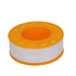 Othmro 2Pcs PTFE Industrial Sealant Tape, 0.63inch Width, 630inch Length, White Orange
