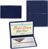 Navy Blue Folding Business Card Holders StoreSMART - 10 Pack - Polypropylene Plastic (RPP2915NB10)