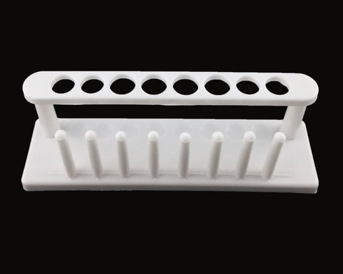 Honbay 8-Well Plastic Test Tube Rack for Scientific Lab Supplies and Experiments