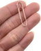 HAHIYO Paper Clips - Sturdy 1.3 inches Length, 180 Pack Heavy Duty Rust Proof Reusable Metal Bright Rose Gold