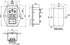 Rocker Switch Power Socket Inlet Module Plug with 4.9ft Power Cord and 10A Fuse Switch 10A 250V 3 Pin IEC320 C14