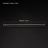 MECCANIXITY 3.3 Borosilicate Glass Stick 7.87" Length 10mm Dia Stir Rod Mixing Tools with Both Ends Round for Lab Kitchen Science 6Pcs