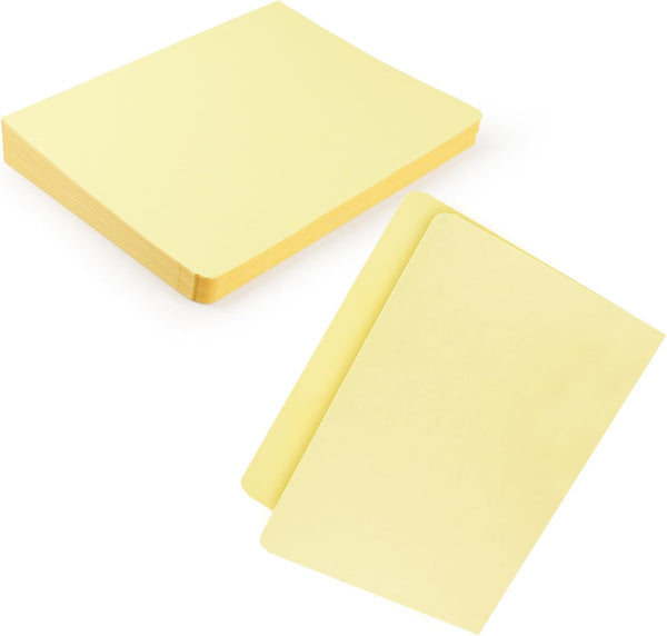 Lineco Archival File Folders, Letter Size, 9.5" x 11.75", Acid-Free, Light Tan, Pack of 50 with Full Cut Tab