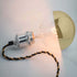 Half Gold Light Bulb Dimmable, 6W G80/G25 Globe Shape, 2700K Warm White Edison Bulb, Gold Tipped Mirror, Pack of 2