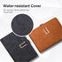 Leather Journal A5 with Pen Compartment, Leather Bound for Women Men, Daily Travel Diary Writing Journal (Black with