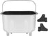 Commercial AUNMAS Bread Machine Baking Bucket, Stainless Steel Anti Stick Household Baking Bucket with Mixing Paddles