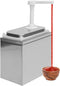 GALAXYWAY 2L/2.1QT Commercial Sauce Dispenser Pump Stainless Steel Condiment Pump Station Soy Sauce