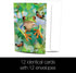 Tree-Free Greetings EcoNotes 12 Count Frog Framed All Occasion Notecard Set with Envelopes, 4 x 6 Inches
