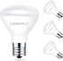 R14 LED Bulb, 4W=40W, Dimmable, E17 Base, Mini LED Reflector Floodlight, 400 Lumens, 2700K Warm White, 4 Pack