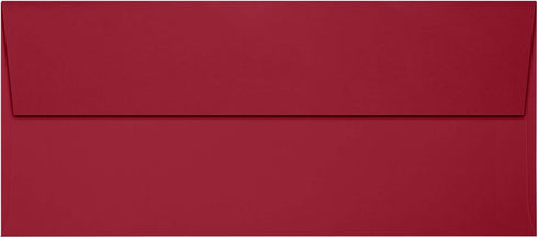 LUXPaper #9 Slimline Invitation Envelopes | Peel & Press | 3 7/8" x 8 7/8" | Garnet Red | 80lb. Text | 50 Qty by LUXPaper