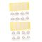 8pcs Self-Adhesive Storage Box Wheels Practical Sticky Casters for Bedside Tables Cabinets