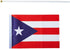 Puerto Rico Flag - Small Handheld Mini Flags on Stick for Party, Parades, Sports Events