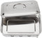 OLYCRAFT Stainless Steel Instrument Tray Organizer, 6.3x9.4x2.1 Inch Solid Box with Lid for Lab Instrument Tools