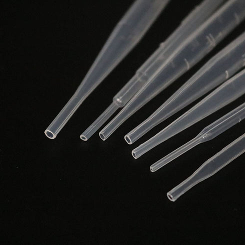 Yesallwas Plastic Pippets Dropper 1ml 100Pcs, Large Pipette Dropper for Lab Measuring and Distributing Liquid