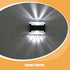 2pcs FRCOLOR Waterproof Solar Fence Lights Outdoor Wall Sconce Solar Powered Porch and Garden Lighting White Light