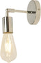 byepica Gold Brass Wall Sconce, Adjustable Modern Light Fixture for Bedroom, Hallway, Industrial