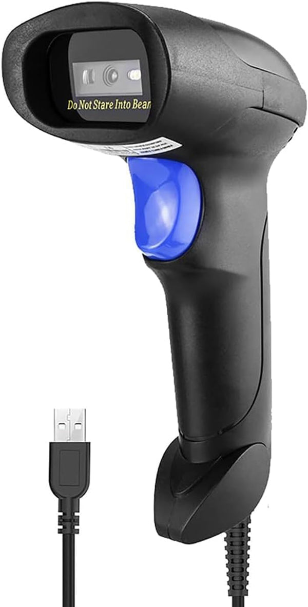 NetumScan USB 1D Barcode Scanner, Handheld Wired CCD Barcode Reader Supports Screen Scan