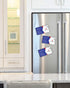 Flexible Magnets 20 (100) Self Adhesive Magnetic Mount for Business Card Magnets & Save The Date Cards- Peel n Stick