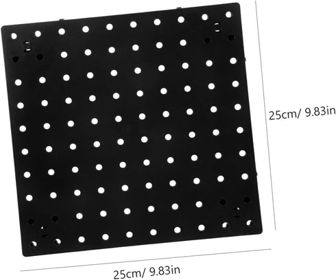 Cabilock Garage Tool Organizer Wall Mount Plastic Pegboard Panel for Workbench Office Desk Storage Wall Pegboard Tool