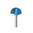 Round Nose Cove Box Router Bit 1" Cutting Dia 1/4" Shank for