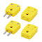 Twidec 2 Pair K Type Male Female Thermocouple Plug Adapter Cable Wire Connector