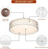 Fixture,15W 1600 Dimmable 3000K Flush Mount Ceiling Light Lumens LED Ceiling Lights, Warm White Light Fixtures Ceiling