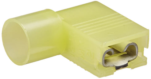 NSi Nylon Insulated Flag Terminal, 12-10 Wire Size, 0.250" x 0.032" Tab Size, Pack of 3