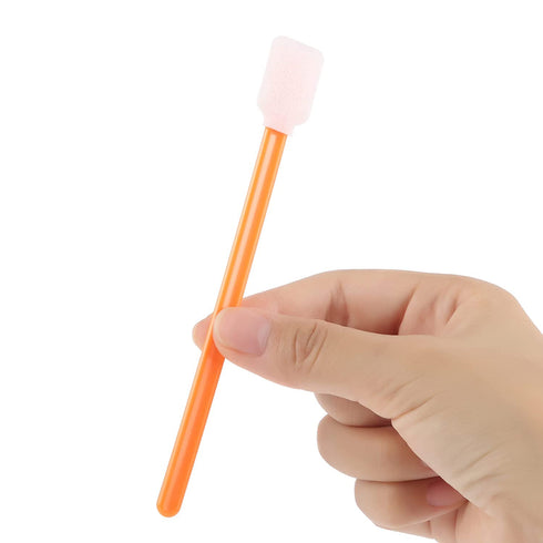Foam Sticks Cleaning Swabs, 50 pcs 5.25" Large Rectangular Foam Tips for Cleanroom Cleaning, General Cleaning