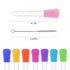 20 Pack Plastic Pipettes Droppers, 5ML Clear Silicone Liquid Droppers with Bulb Tip for Candy Mold, Gummy Making,