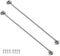 MroMax 2Pcs Cabin Hook and Eye Latch, 16" Stainless Steel Window Privacy Swivel Hooks with Mounting Screws