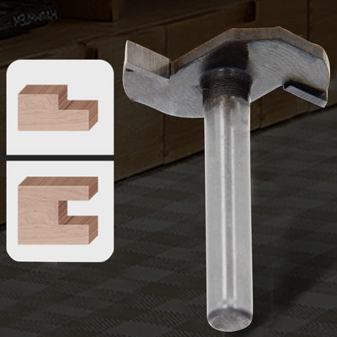 1/4" 1/8" 2 1pcs Utoolmart Shank T Slot Router Bit Cutting Depth, Flutes High Speed Steel T Track Router Cutter