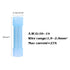 100pcs PA66 Nylon 16-14 AWG Wire Connectors Electrical Crimp Butt Connector Fully Insulated Splice Wire Terminals Blue